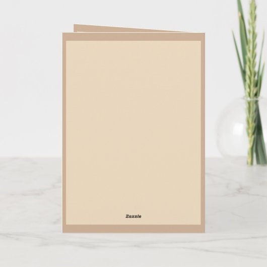 60s Hippie Bloemenmeisje Verjaardag Kaart (Achterkant)