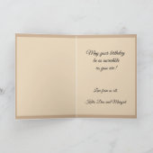 60s Hippie Bloemenmeisje Verjaardag Kaart (Binnen)