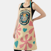 60s hippie thumbs up toaster cooking baking schort (Insitu)