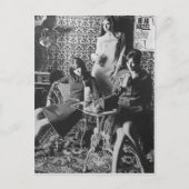 60's Milkshake meiden BRIEFKAART (Voorkant)