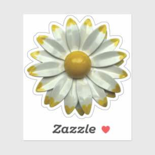 60s MOD Hippie Daisy Bloemen Bloemen Lente Bruilof Sticker