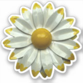 60s MOD Hippie Daisy Bloemen Bloemen Lente Bruilof Sticker (Voorkant)
