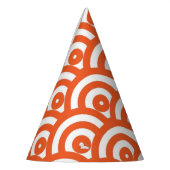 60s Mod Oranje Feesthoedjes (Links)