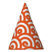 60s Mod Oranje Feesthoedjes (Rechts)