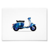 60s Motor Scooter Foto Afdruk (Voorkant)