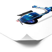 60s Motor Scooter Foto Afdruk (Hoek)