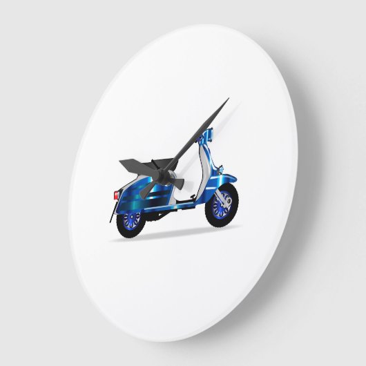 60s Motor Scooter Grote Klok (Hoek)