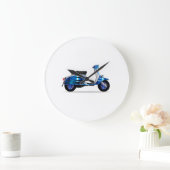 60s Motor Scooter Grote Klok (Huis)
