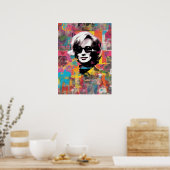 60s ontmoeten Pop Art, Huisdecoratie Poster (Keuken)