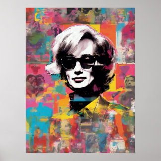 60s ontmoeten Pop Art, Huisdecoratie Poster