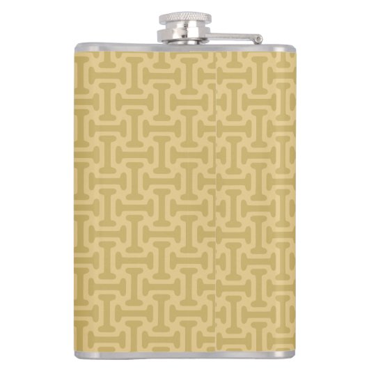 60s Paper Pattern Heupfles (Achterkant)