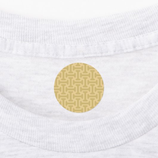 60s Paper Pattern Labels (Aangebracht)