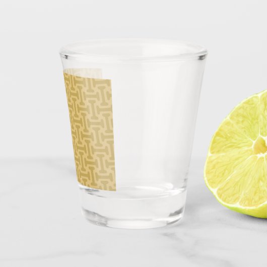 60s Paper Pattern Shot Glas (Rechts)