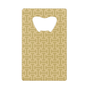 60s Papierpatroon Creditkaart Flessenopener