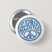 60s Peace Bernie Ronde Button 5,7 Cm (Voorkant /achterkant)
