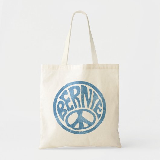 60s Peace Bernie Tote Bag (Voorkant)
