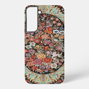 60s  Perzisch Turks Bloemenpatroon Samsung Galaxy Hoesje