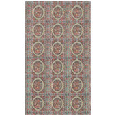 60s  Perzisch Turks Bloemenpatroon Tafelkleed (Voorkant)