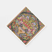 60s Perzische Turks Bloemkunst Decoupage Servet (Hoek)