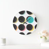 60s Polka Dots: Decoratieve  Cheer. Grote Klok (Huis)