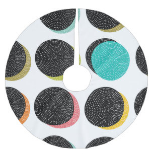 60s Polka Dots: Decoratieve Cheer. Kerstboom Rok