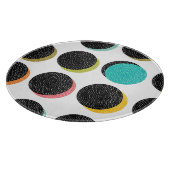 60s Polka Dots: Decoratieve Cheer. Snijplank (Hoek)