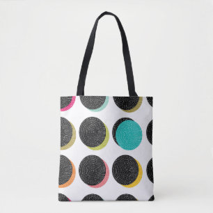 60s Polka Dots: Decoratieve Cheer. Tote Bag