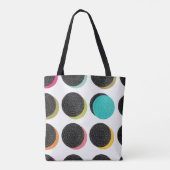 60s Polka Dots: Decoratieve Cheer. Tote Bag (Achterkant)