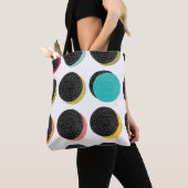 60s Polka Dots: Decoratieve Cheer. Tote Bag (Dichtbij)