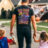 60's Psychedelic Paarse Monster Custom T-shirt