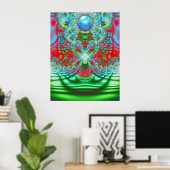 60's Rainbow Dream Poster (Thuiskantoor)