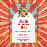 60s Retro 50th 60th 70th Adult Birthday Groovy Kaart<br><div class="desc">Vier een mijlpaal verjaardag met onze 60s Retro 50th, 60th of 70th Adult Birthday Groovy Invitation. Deze opvallende uitnodiging is voorzien van een nostalgisch 60s-geïnspireerd ontwerp met levendige kleuren en groovy patronen, perfect voor het zetten van de toon voor een leuke en memorabele viering. Of je nu 50, 60 of...</div>