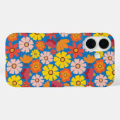 60s Retro Blue Summer Case-Mate iPhone Case (Achterkant (horizontaal))