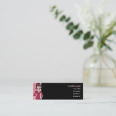 60s retro chick mini visitekaartje (Staand voorkant)