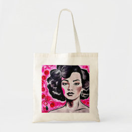 60's Retro Glam Lady Tote Bag