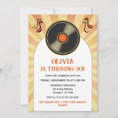 60s Retro Groovy Volwassen Verjaardagsfeest Elke l Kaart (Voorkant)