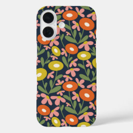 60s Retro Summer Super Lemon iPhone 16 Hoesje