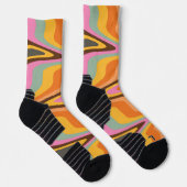 60s Retro Tye Die 70s Hippy Sokken (Rechts)