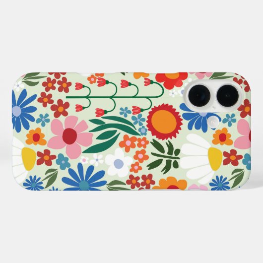 60s Retro Zomer Case-Mate iPhone Case (Achterkant (horizontaal))