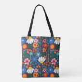 60s Retro Zomer Tote Bag (Achterkant)