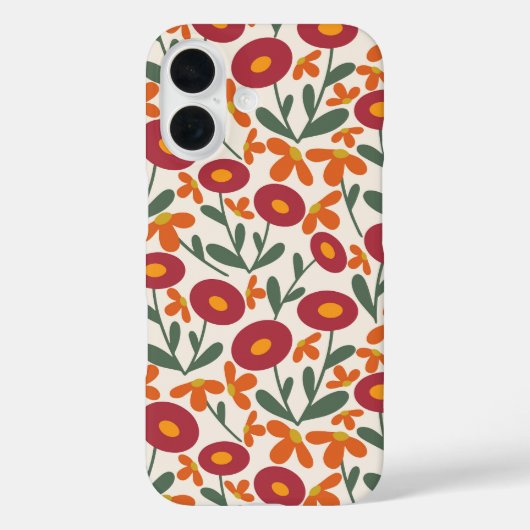 60s Retro Zomer Wit Case-Mate iPhone Case (Achterkant)