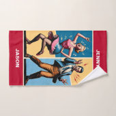 60's Rock N' Roll  cadeau voor ouders Bad Handdoek (Handdoek)