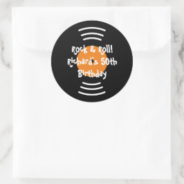 60s Rock & Roll thema Verjaardagsfeest stickers
