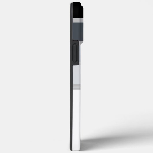 60s stijlvolle monochromatische Stripe-modelmonogr Case-Mate iPhone Case (Achterkant / Rechts)