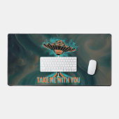  60's Style Vliegende Schotel Bureaumat (Keyboard & Muis)