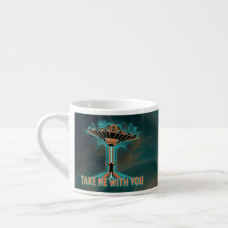  60's Style Vliegende Schotel Espresso Kop