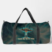 60's Style Vliegende Schotel Plunjezak (Voorkant)