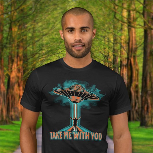  60's Style Vliegende Schotel T-shirt