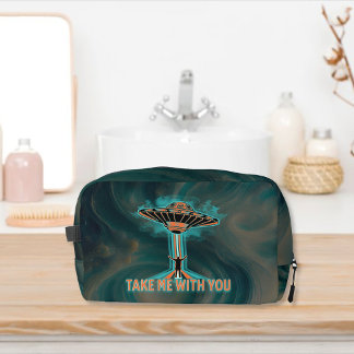  60's Style Vliegende Schotel Toilettasje