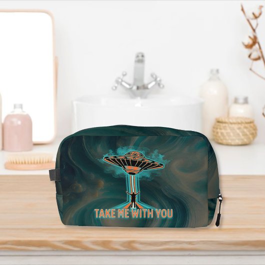 60's Style Vliegende Schotel Toilettasje